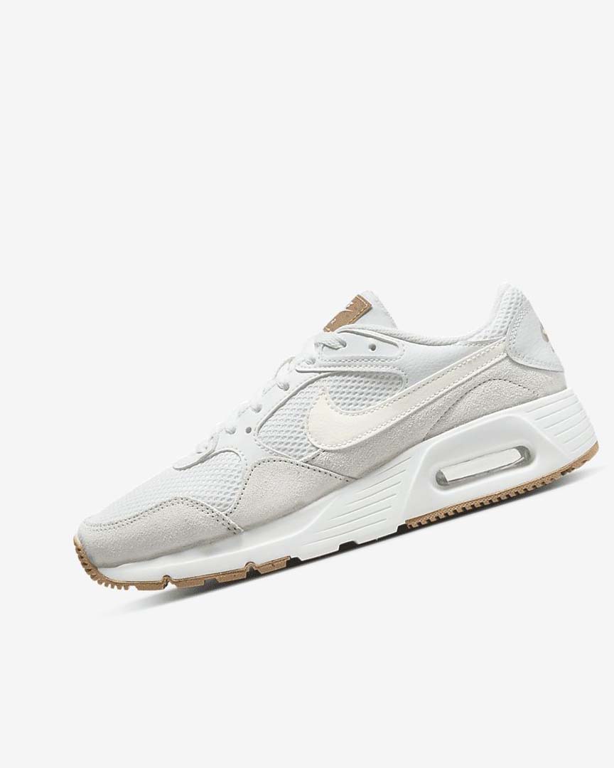 White / Platinum Nike Air Max SC Women\'s Sneakers | CA_4887