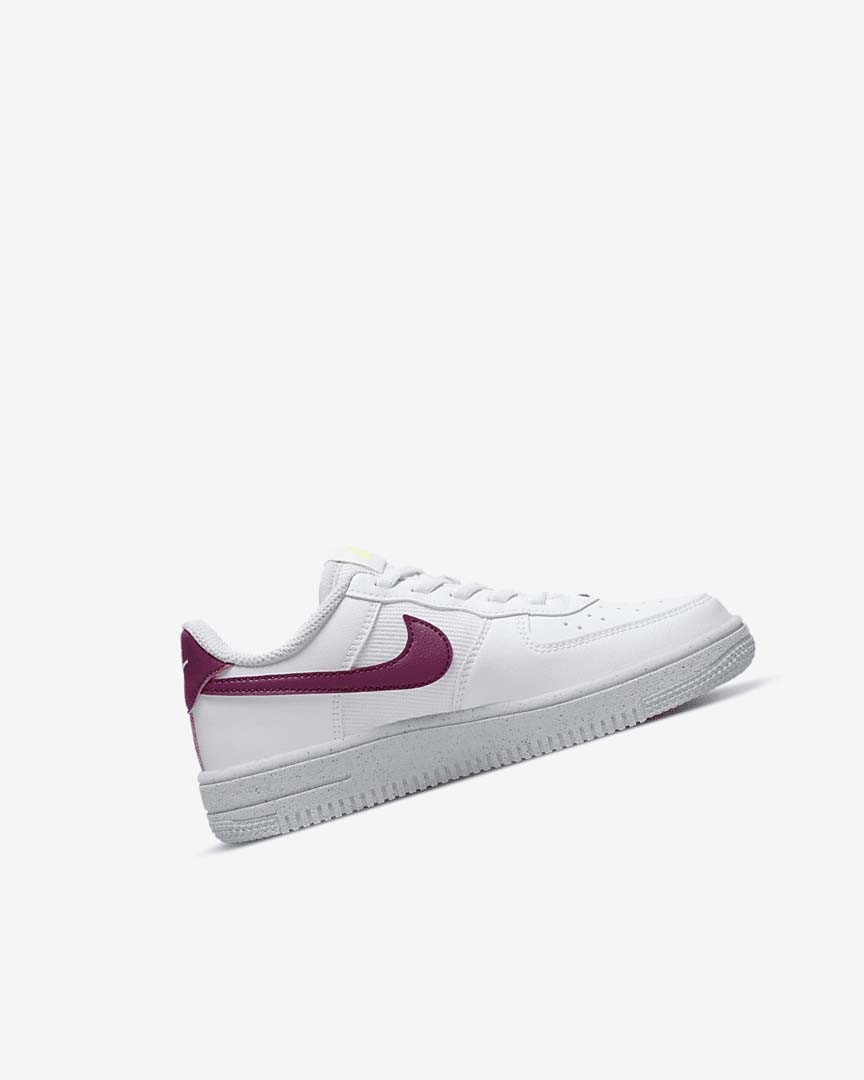White / Platinum Nike Force 1 Next Nature Girls' Shoes | CA_2762