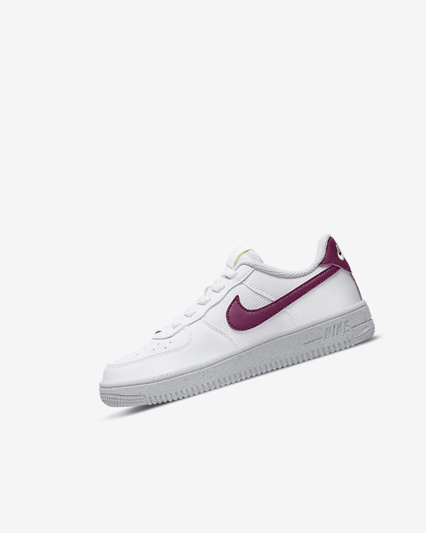 White / Platinum Nike Force 1 Next Nature Girls\' Shoes | CA_2762