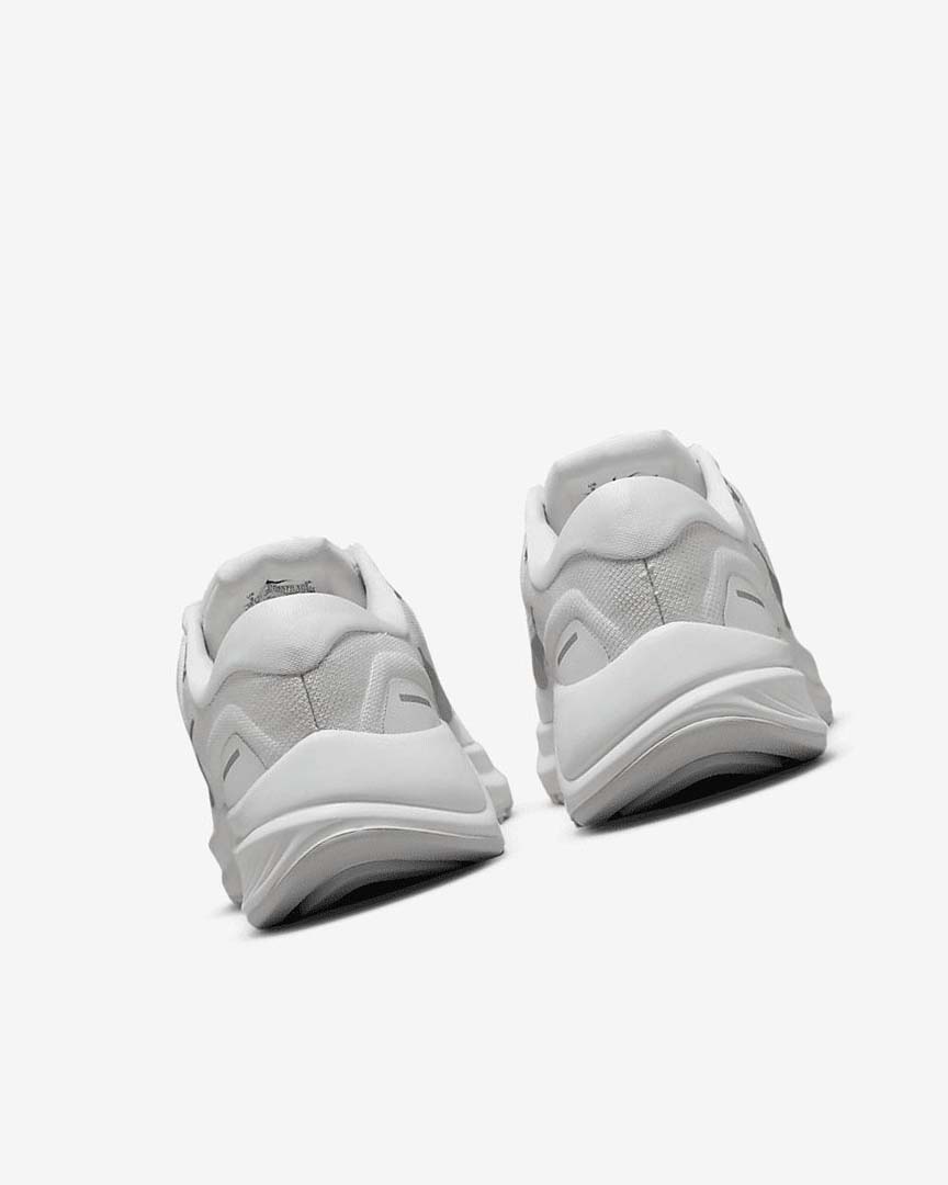 White / Platinum / Platinum / Metal Silver Nike Air Zoom Structure 24 Women's Running Shoes | CA_4642