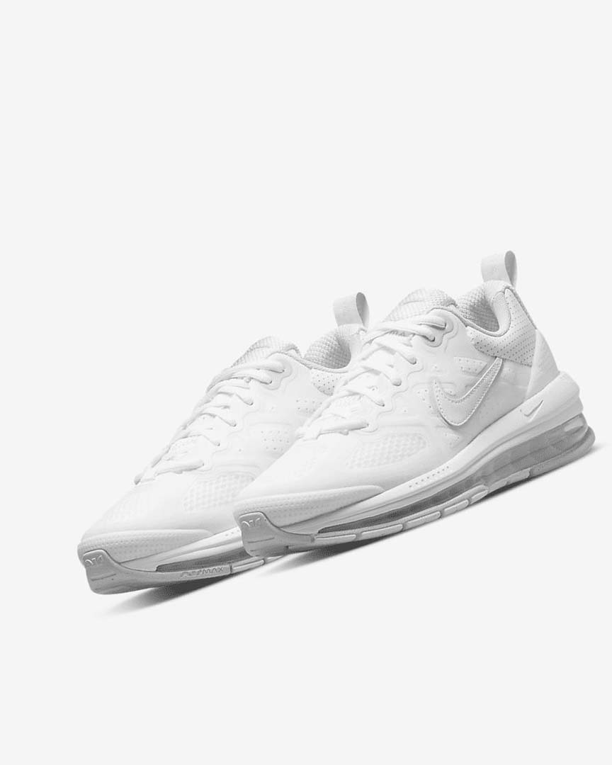 White / Platinum / White Nike Air Max Genome Women's Casual Shoes | CA_1140