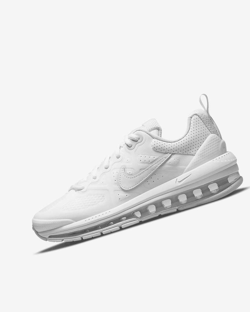 White / Platinum / White Nike Air Max Genome Women\'s Casual Shoes | CA_1140