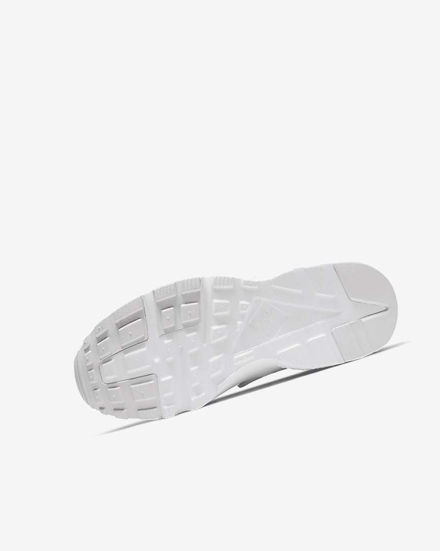 White / Platinum / White Nike Huarache Run Boys' Shoes | CA_2788