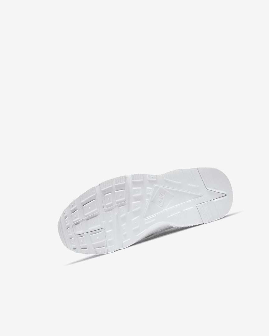 White / Platinum / White Nike Huarache Run Boys' Shoes | CA_2812