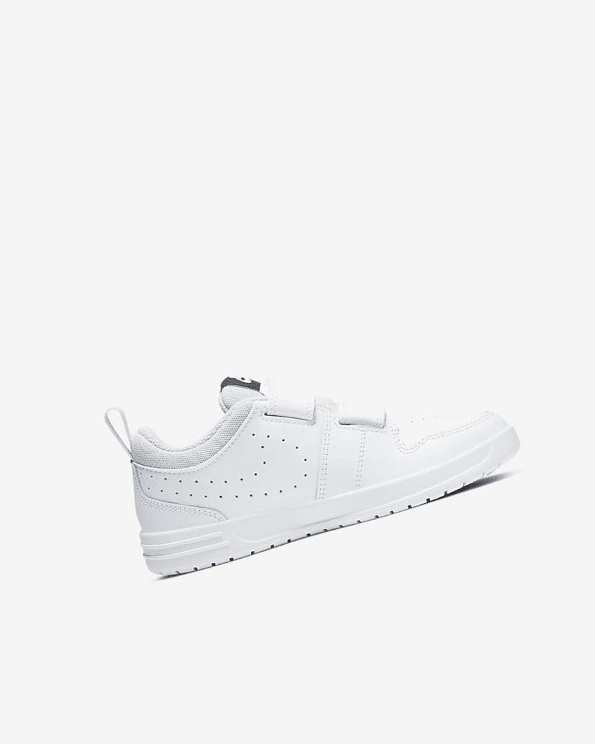 White / Platinum / White Nike Pico 5 Boys' Shoes | CA_5604