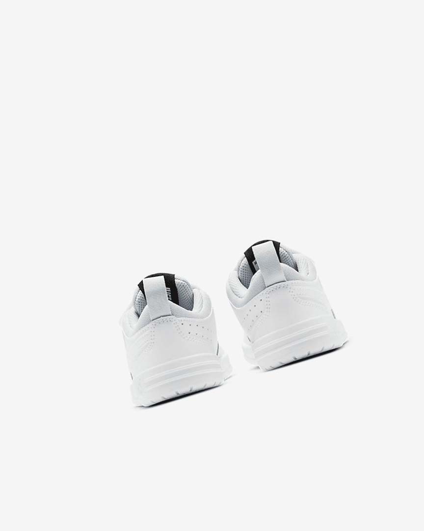 White / Platinum / White Nike Pico 5 Boys' Shoes | CA_5604