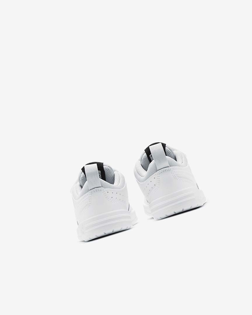 White / Platinum / White Nike Pico 5 Girls' Shoes | CA_4640