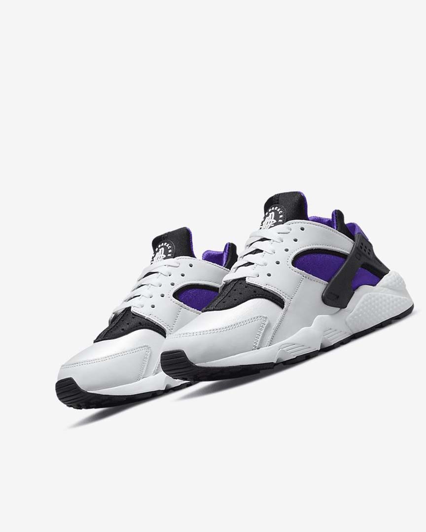 White / Purple / Black Nike Air Huarache Women's Sneakers | CA_5125