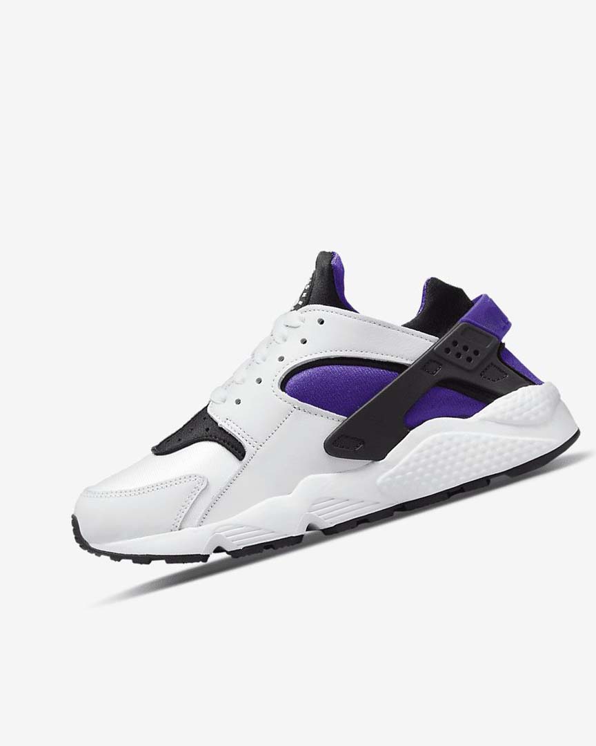 White / Purple / Black Nike Air Huarache Women\'s Sneakers | CA_5125