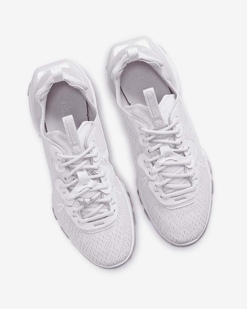 White / Purple Nike React Vision Women's Running Shoes | CA_2524
