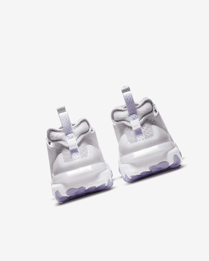 White / Purple Nike React Vision Women's Running Shoes | CA_2524