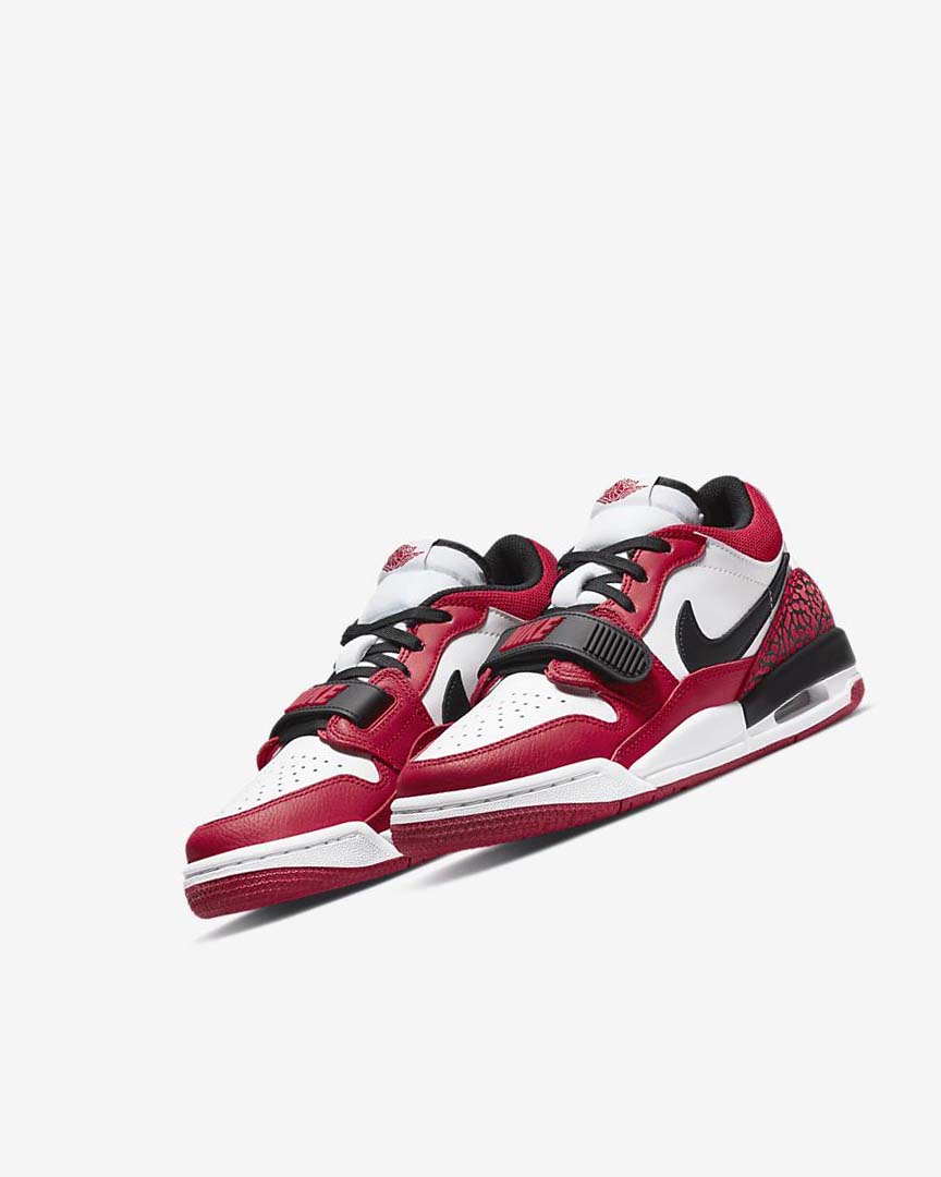 White / Red / Black Nike Air Jordan Legacy 312 Low Boys' Basketball Shoes | CA_2335