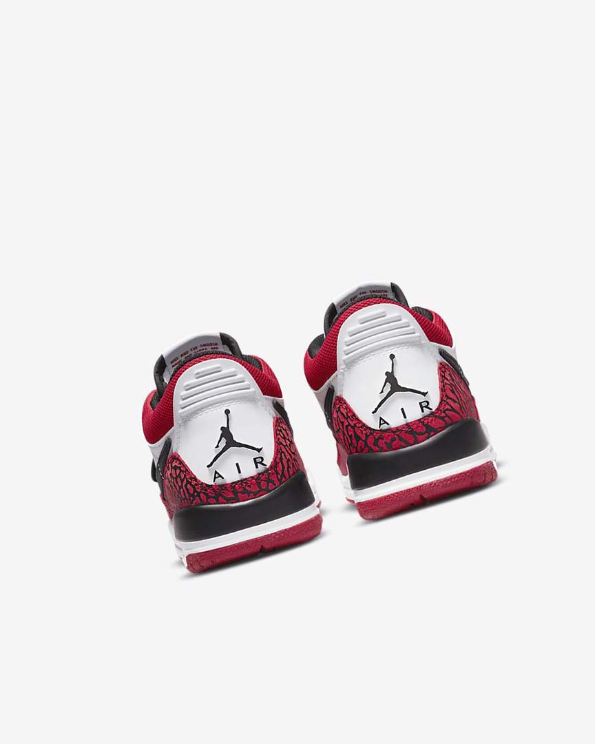 White / Red / Black Nike Air Jordan Legacy 312 Low Boys' Basketball Shoes | CA_2335