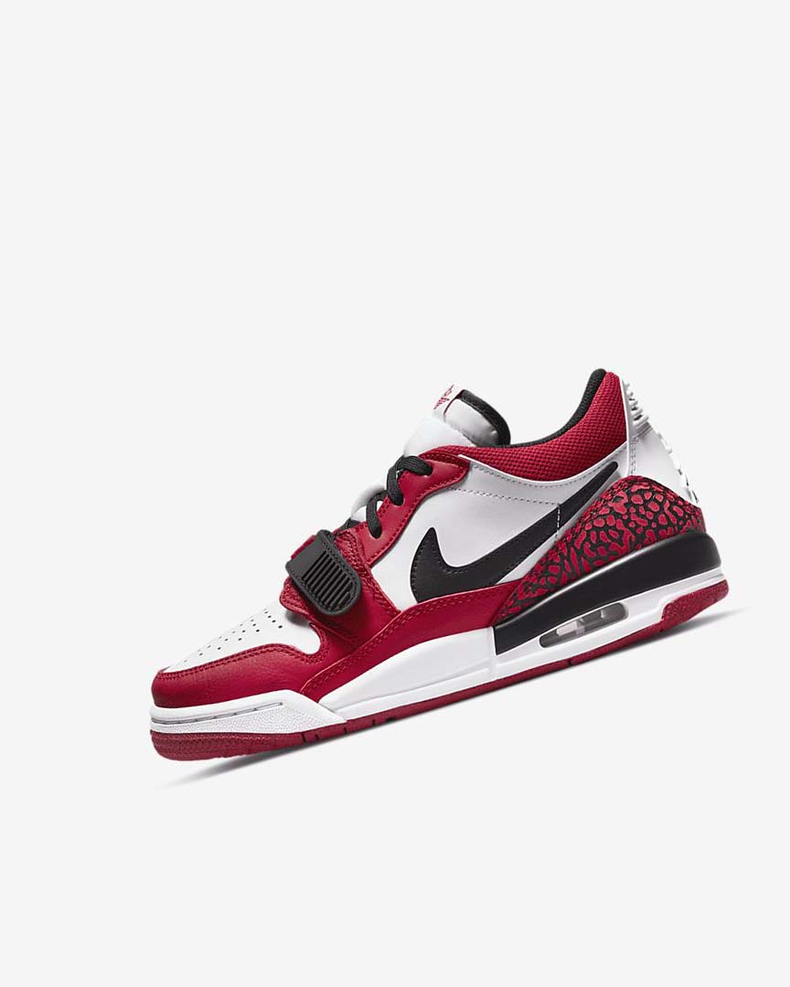 White / Red / Black Nike Air Jordan Legacy 312 Low Boys\' Basketball Shoes | CA_2335
