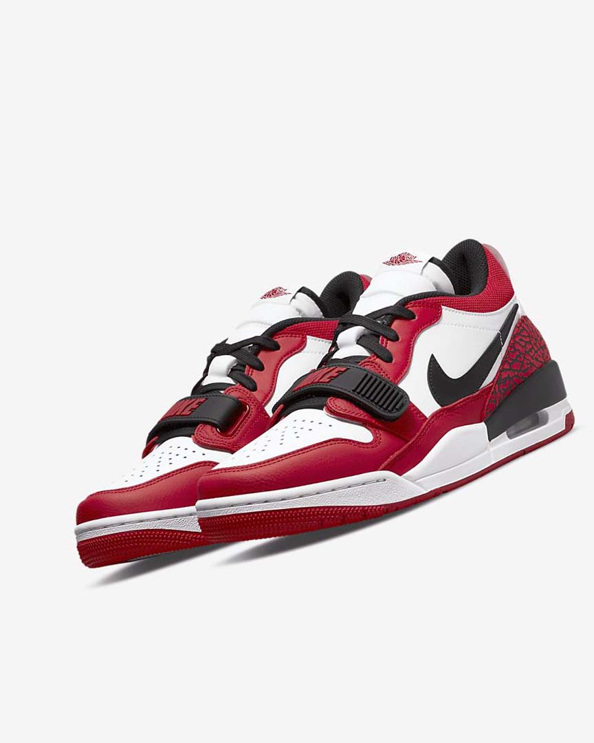 White / Red / Black Nike Air Jordan Legacy 312 Low Men's Basketball Shoes | CA_4919