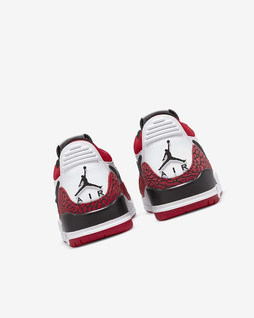 White / Red / Black Nike Air Jordan Legacy 312 Low Men's Basketball Shoes | CA_4919