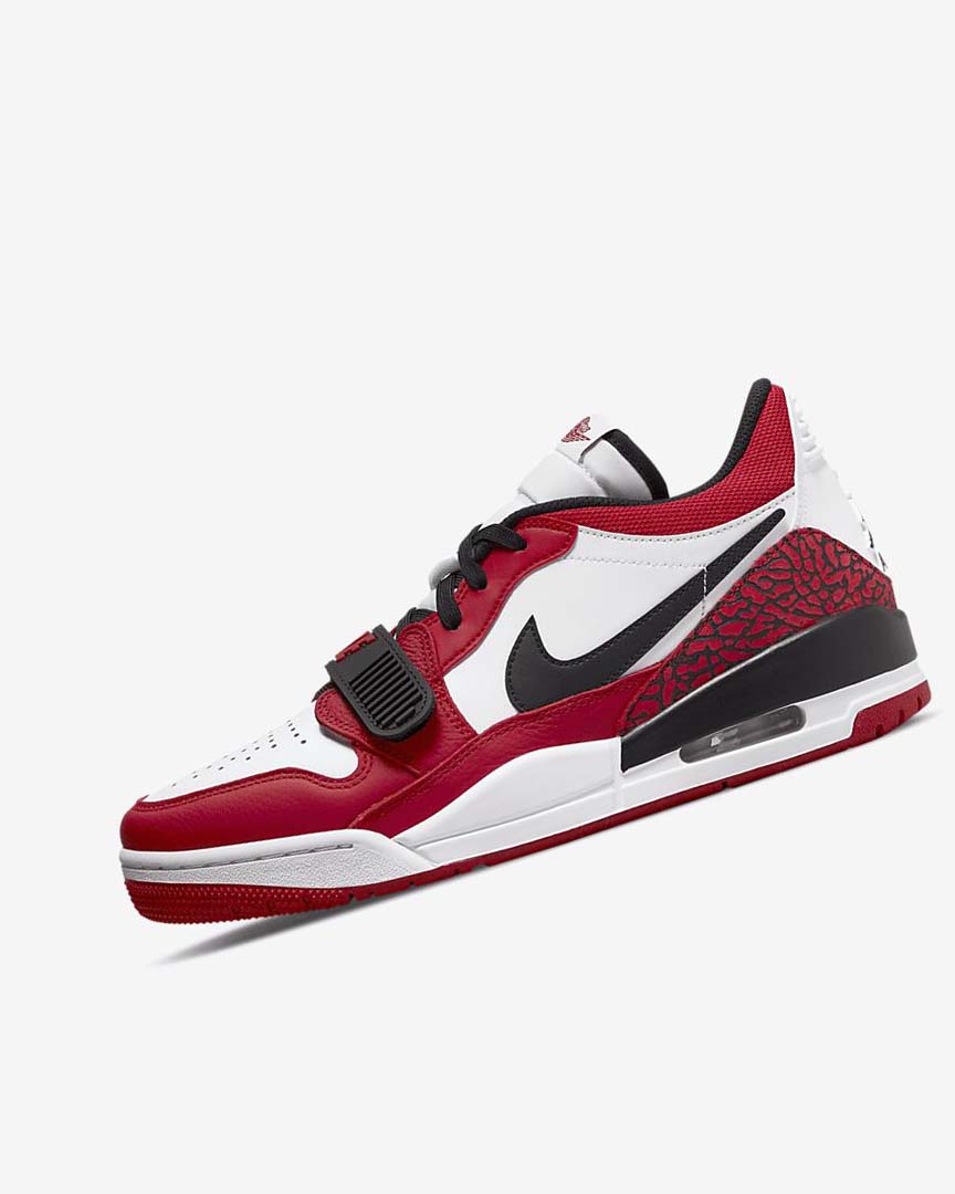 White / Red / Black Nike Air Jordan Legacy 312 Low Men\'s Basketball Shoes | CA_4919