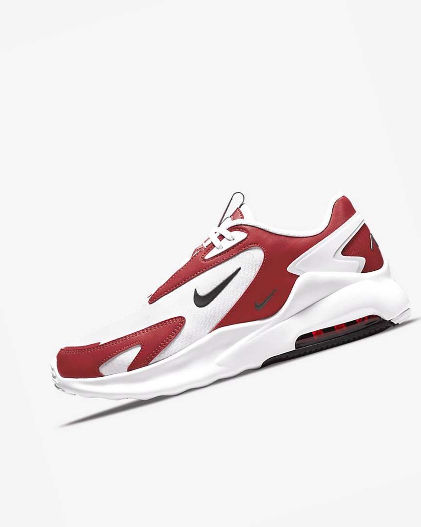 White / Red / Black Nike Air Max Bolt Men\'s Sneakers | CA_4629