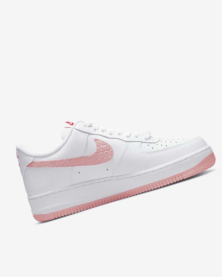 White / Red Nike Air Force 1 '07 Women's Sneakers | CA_2640