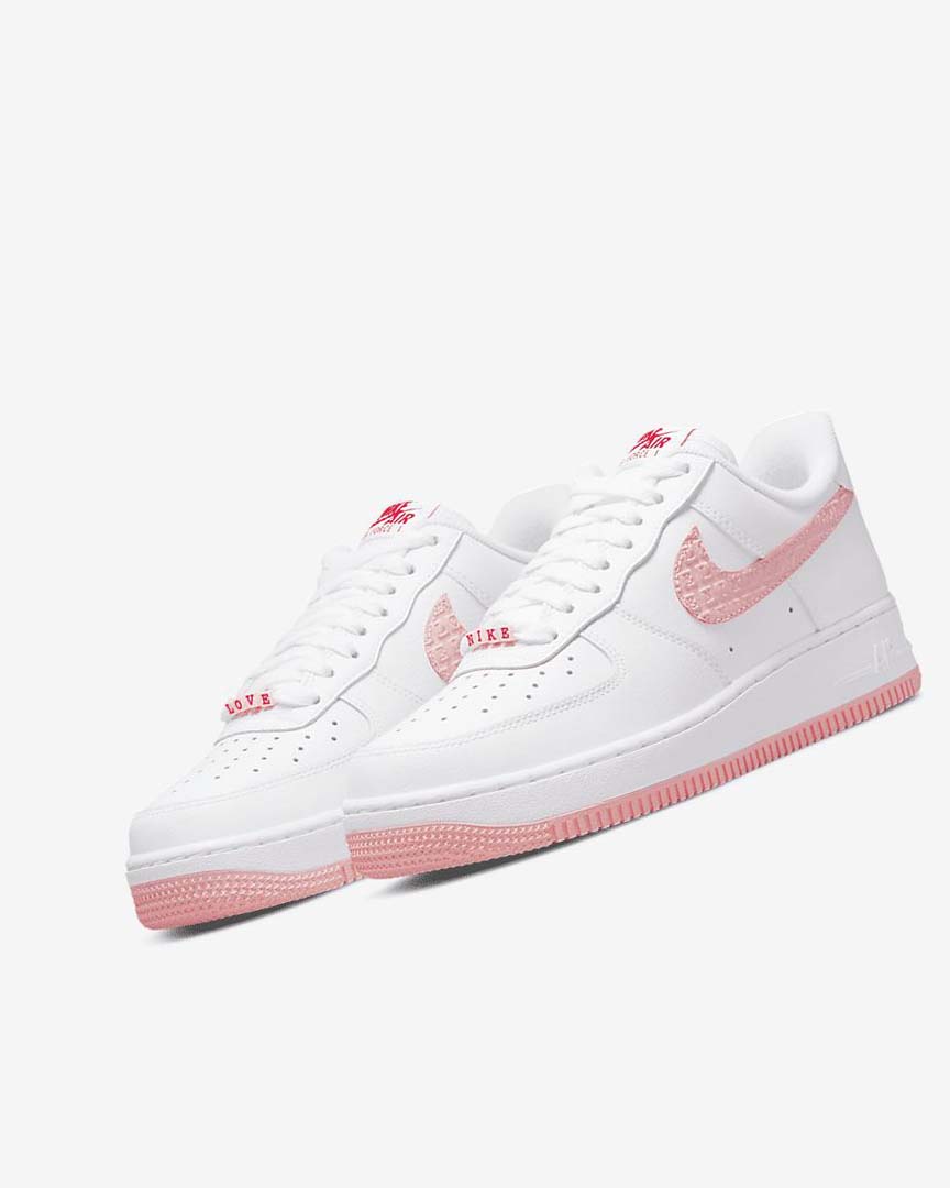 White / Red Nike Air Force 1 '07 Women's Sneakers | CA_2640