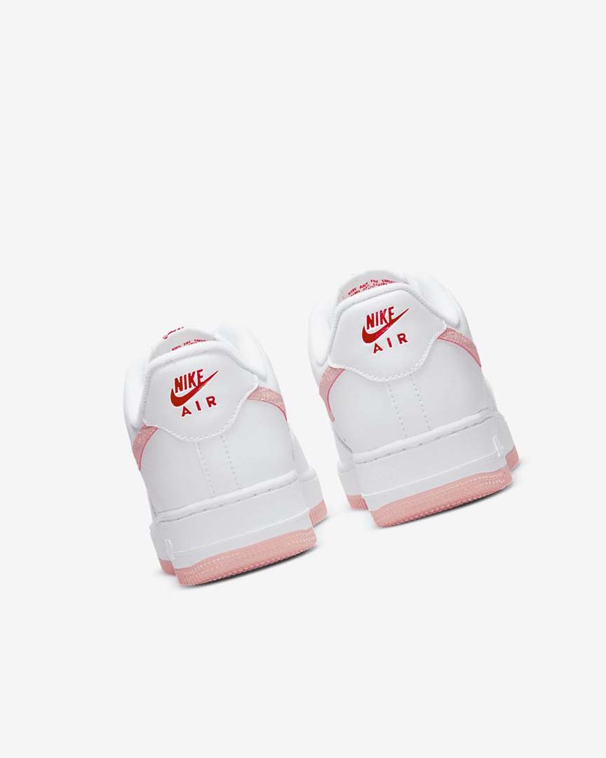 White / Red Nike Air Force 1 '07 Women's Sneakers | CA_2640