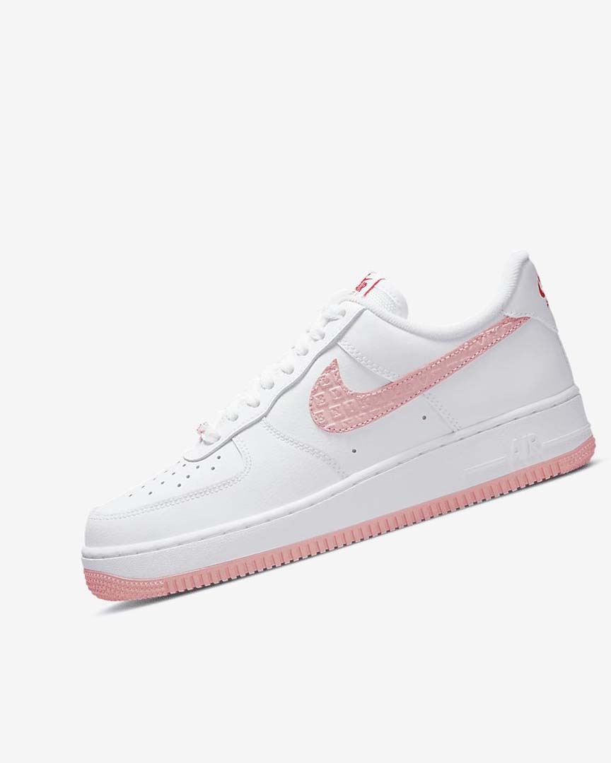 White / Red Nike Air Force 1 \'07 Women\'s Sneakers | CA_2640