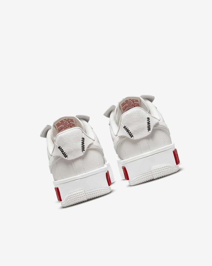 White / Red Nike Air Force 1 Fontanka Women's Sneakers | CA_2428