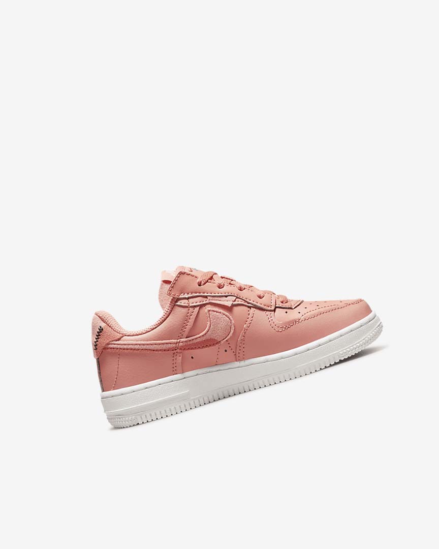 White / Red Pink / Light Nike Force 1 Fontanka Girls' Shoes | CA_4707