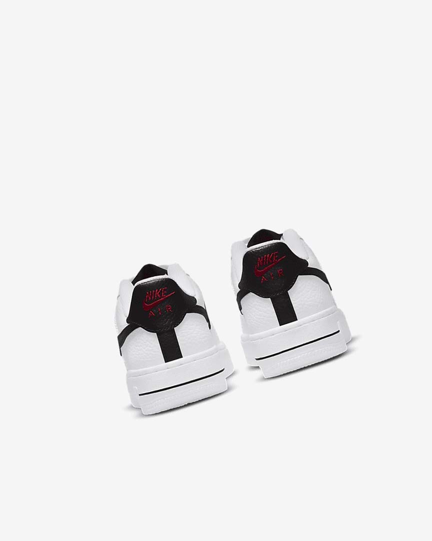 White / Red / White / Black Nike Air Force 1 LV8 Girls' Sneakers | CA_4609
