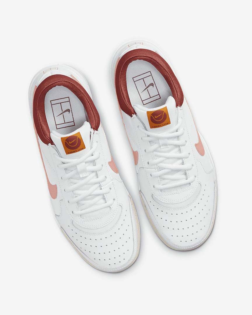 White / Red / White / Light Nike Court Zoom Lite 3 Women's Tennis Shoes | CA_5266