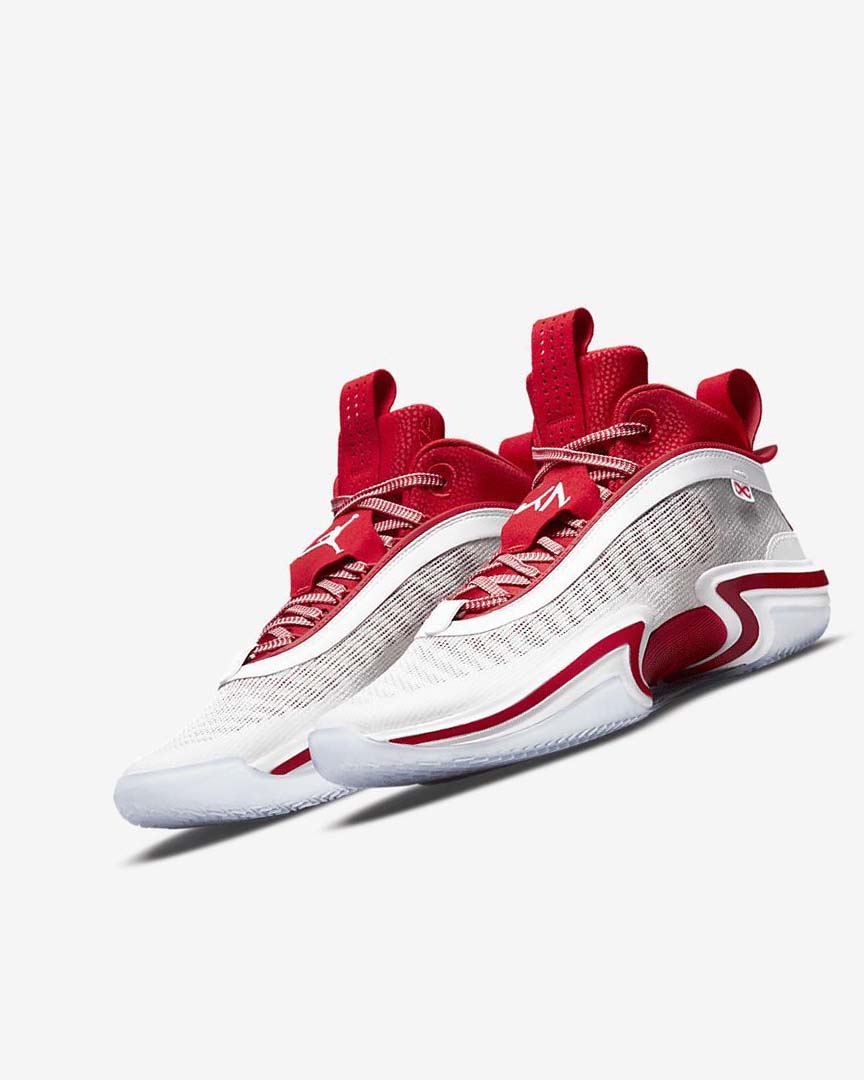 White / Red / White Nike Air Jordan XXXVI SE Kia 'Global Game' Men's Basketball Shoes | CA_4791