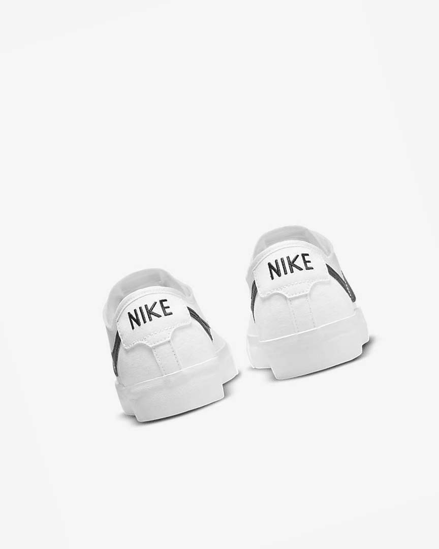 White / White / Black / Black Nike SB BLZR Court Men's Skate Shoes | CA_5602