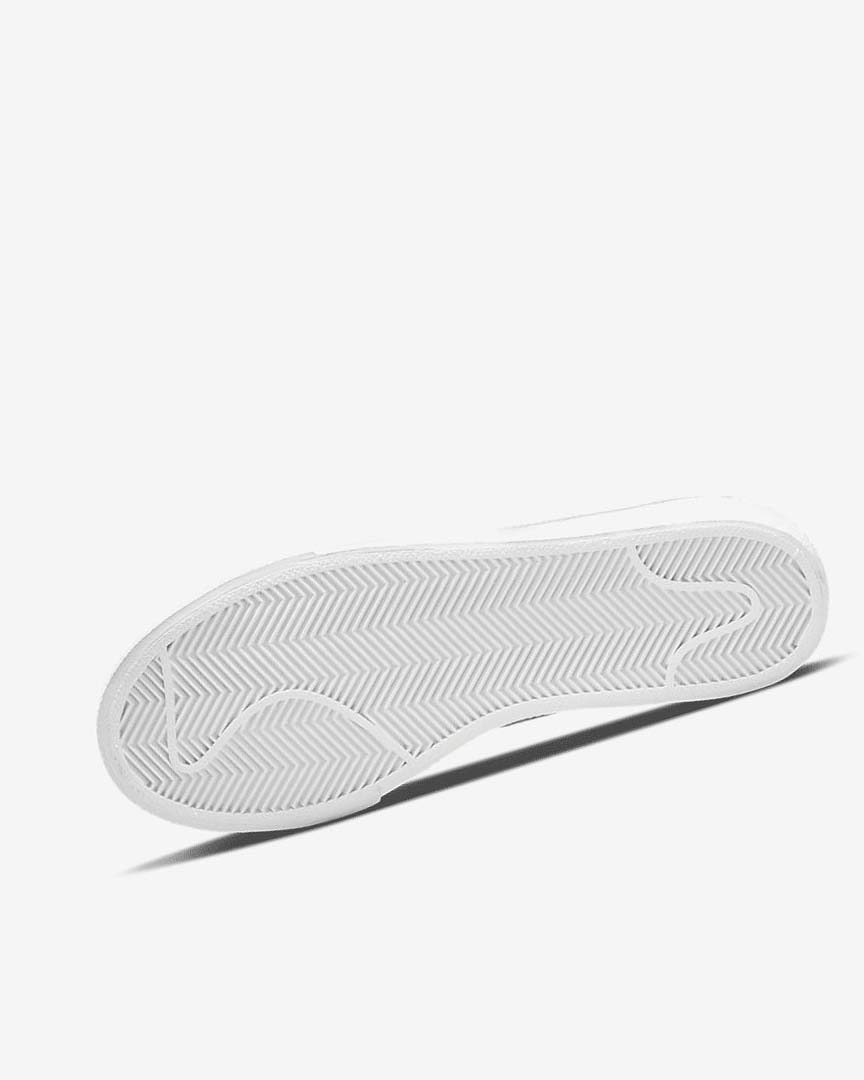 White / White / Black / Light Lemon Nike Blazer Low Platform Women's Sneakers | CA_2841