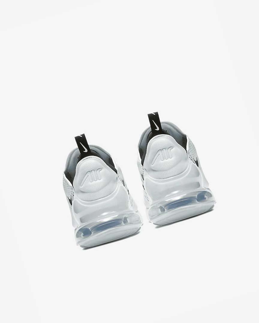 White / White / Black Nike Air Max 270 Men's Casual Shoes | CA_5012
