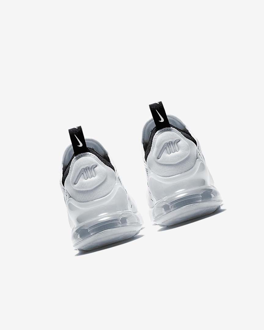 White / White / Black Nike Air Max 270 Women's Casual Shoes | CA_2759