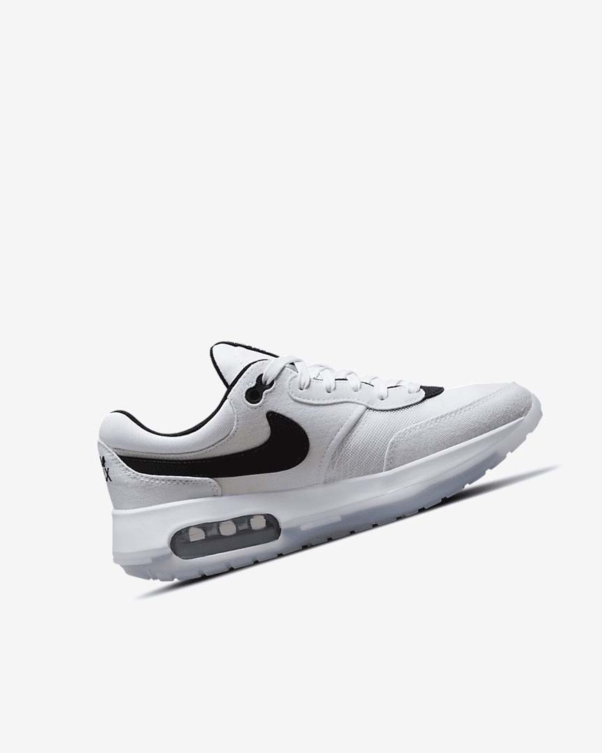 White / White / Black Nike Air Max Motif Girls' Shoes | CA_1137