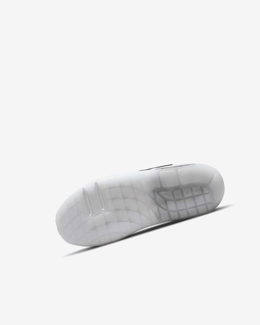 White / White / Black Nike Air Max Motif Girls' Shoes | CA_2351
