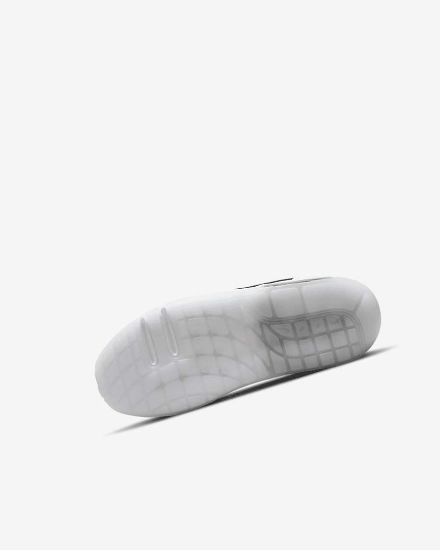White / White / Black Nike Air Max Motif Boys' Shoes | CA_4877