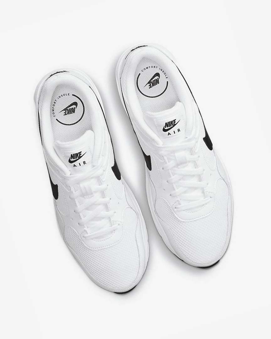 White / White / Black Nike Air Max SC Men's Sneakers | CA_2348