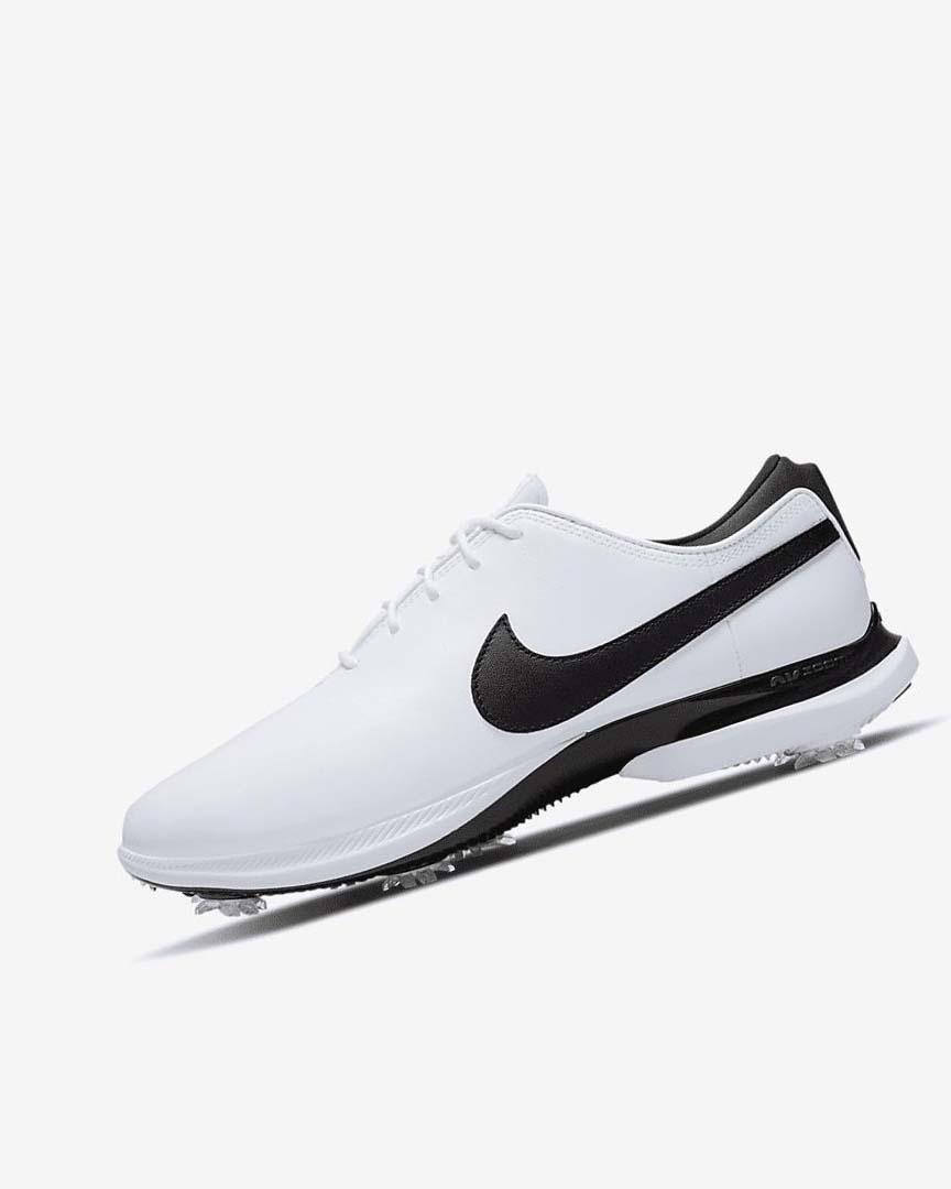 White / White / Black Nike Air Zoom Victory Tour 2 Women\'s Golf Shoes | CA_2815