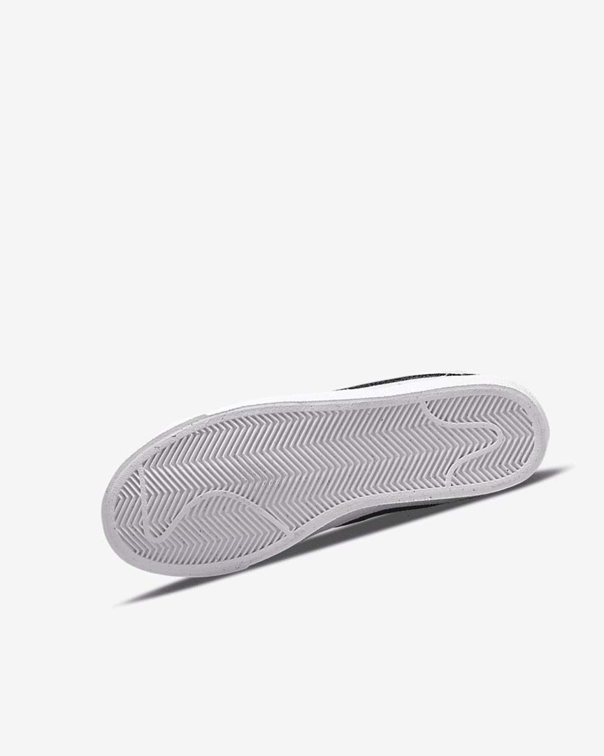White / White / Black Nike Blazer Girls' Shoes | CA_5514