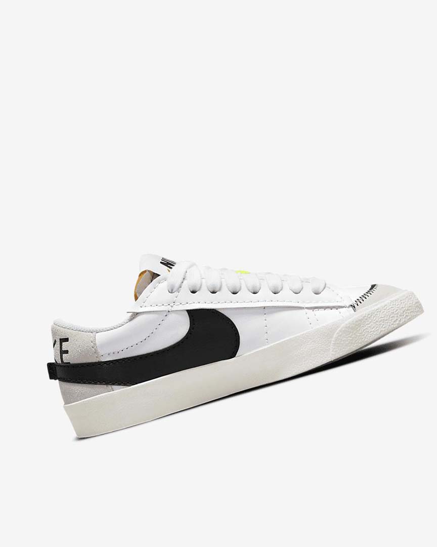 White / White / Black Nike Blazer Low '77 Jumbo Women's Sneakers | CA_2825