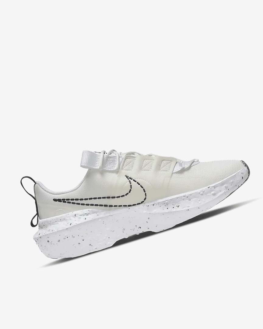 White / White / Black Nike Crater Impact Women's Sneakers | CA_4770