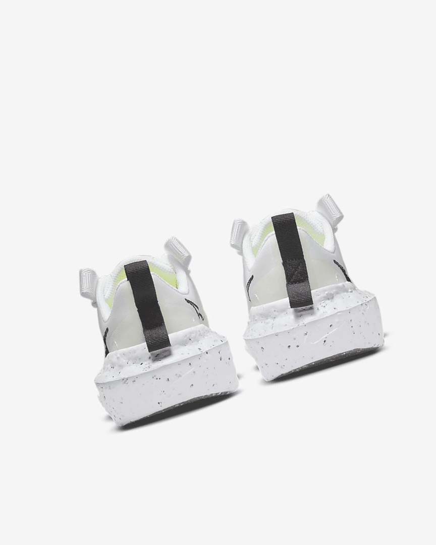 White / White / Black Nike Crater Impact Women's Sneakers | CA_4770