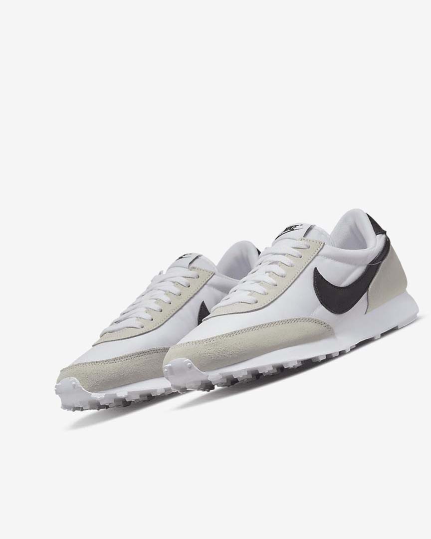White / White / Black Nike Daybreak Women's Sneakers | CA_5494
