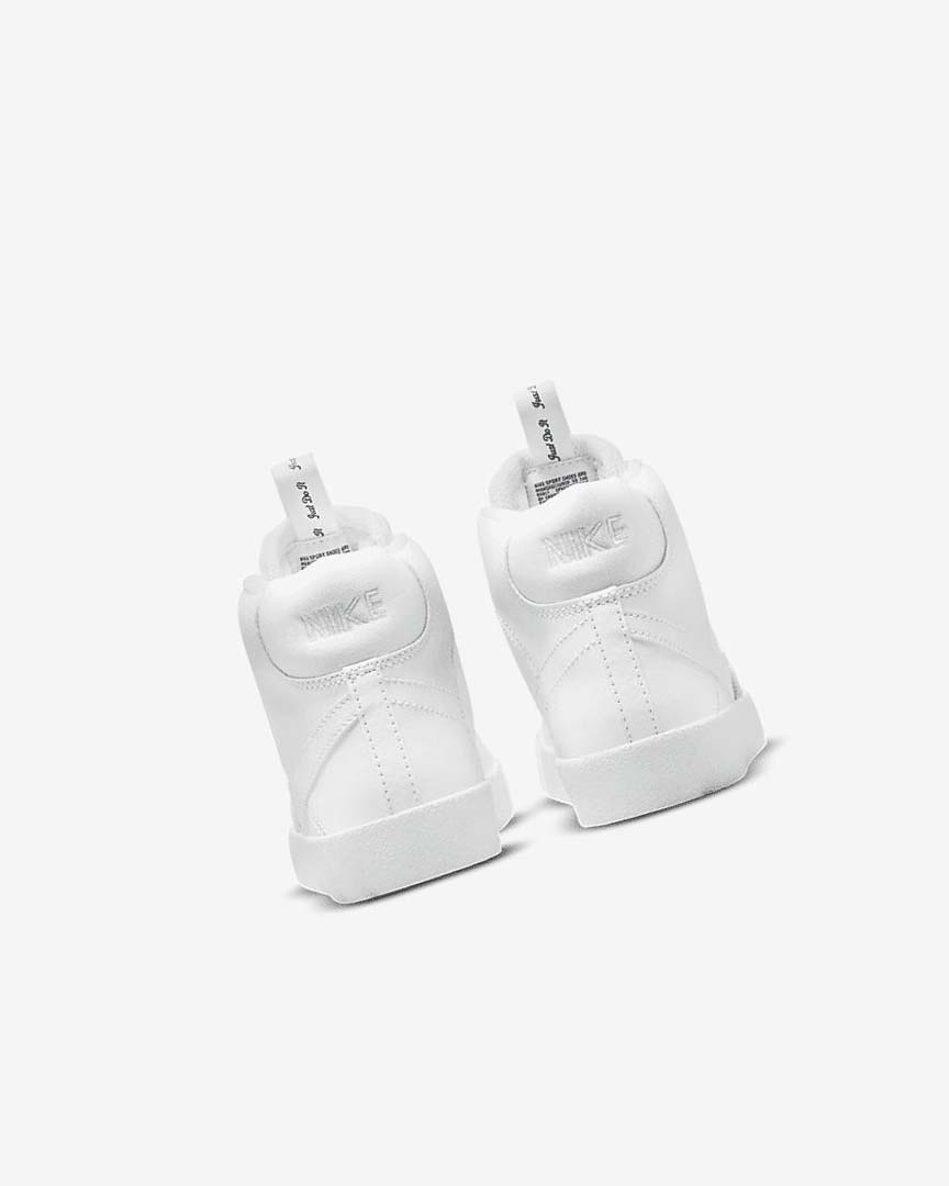 White / White / Black / White Nike Blazer Mid '77 SE Dance Boys' Sneakers | CA_4682