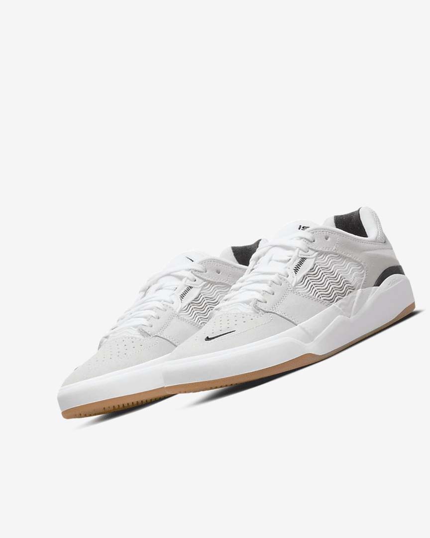 White / White / Black / White Nike SB Ishod Wair Women's Skate Shoes | CA_2610