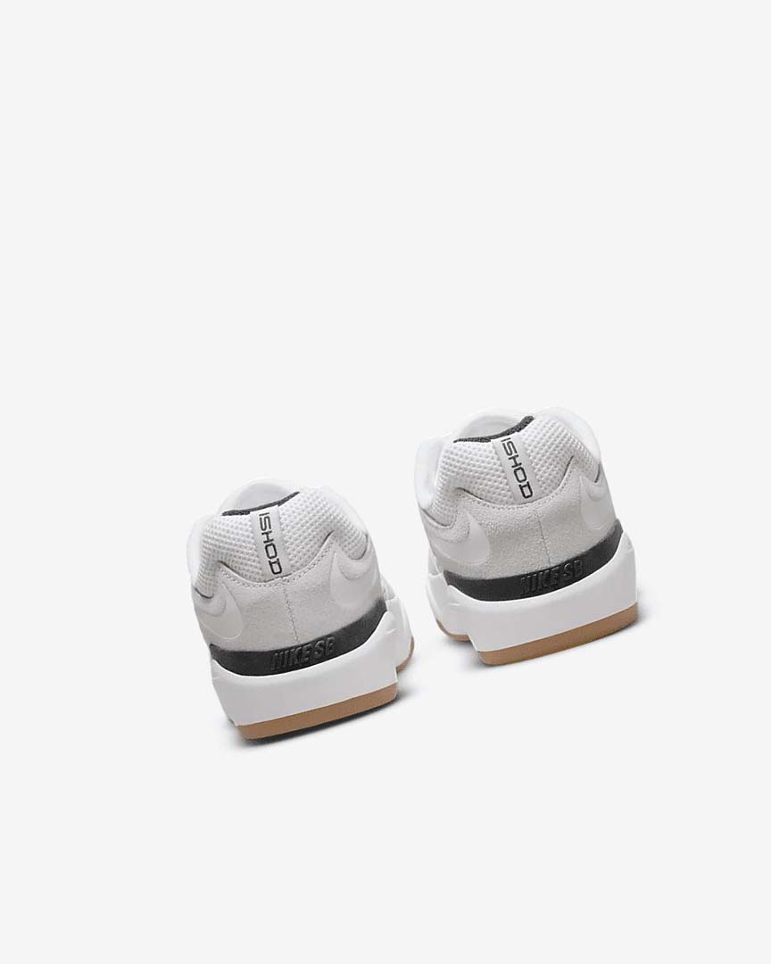 White / White / Black / White Nike SB Ishod Wair Women's Skate Shoes | CA_2610