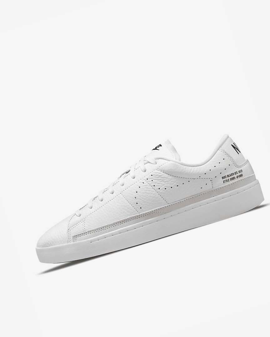 White / White / Light Brown / Black Nike Blazer Low X Men\'s Sneakers | CA_5155