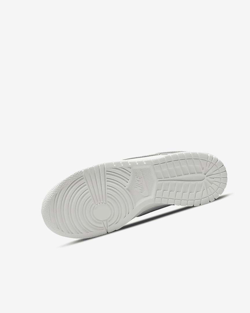 White / White / Metal Red Brown Nike Dunk Low Boys' Sneakers | CA_4658